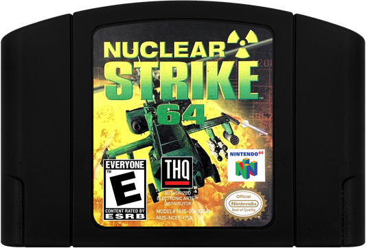 Nuclear Strike cartridge for Nintendo 64 N64 video game