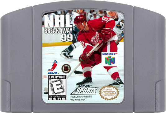 NHL Breakaway 99 cartridge for Nintendo 64 N64 video game