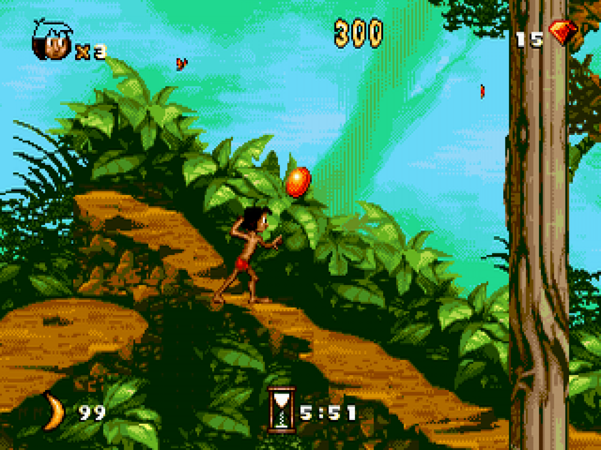 Disney's The Jungle Book gameplay for Sega Genesis (GEN) video game