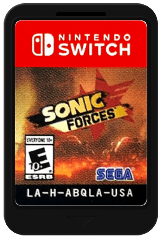 Sonic Forces cartridge for Nintendo Switch NS video game