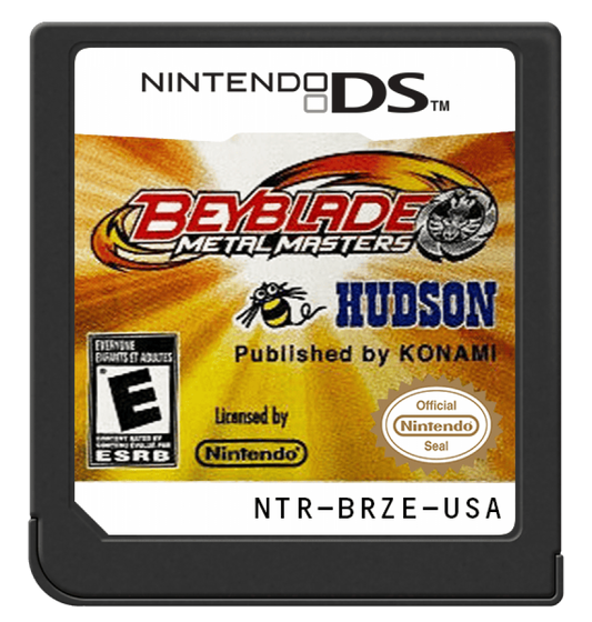 Beyblade: Metal Masters cartridge art for Nintendo DS (DS) video game