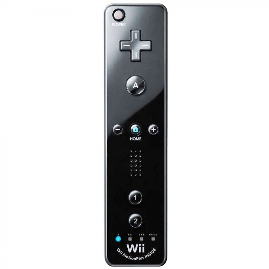 Black Nintendo Wii Remote Motion Plus Nintendo Wii (Wii) gaming accessory