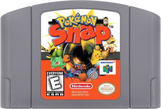 Pokemon Snap cartridge for Nintendo 64 (N64) video game
