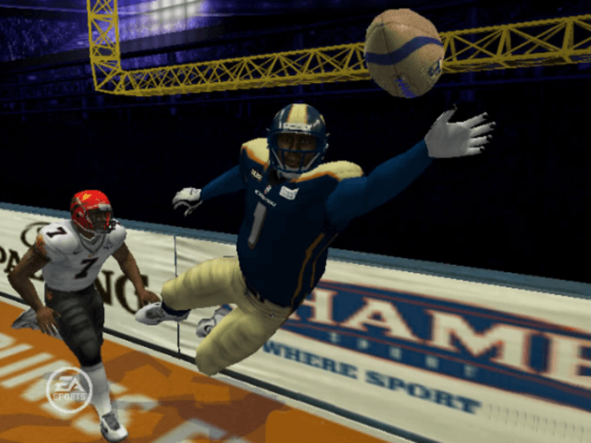 Arena Football gameplay art for Xbox (XBOX) video game