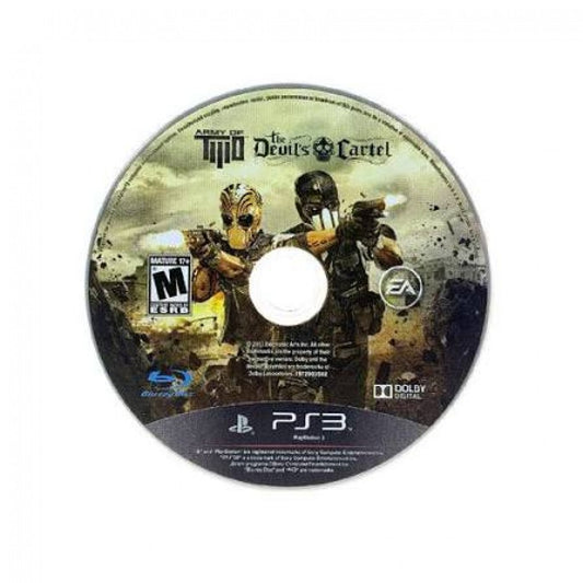 Army of Two The Devil's Cartel PlayStation 3 PS3 for third person shooter video game fans featuring cooperative combat tactical teamwork intense gunfights weapon customization explosive environments enemy encounters and action packed missions with two player gameplay collectible Sony PlayStation gaming appeal disc