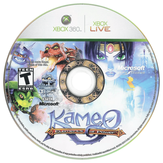 Kameo: Elements of Power disc for Xbox 360 (X360) action-adventure fantasy video game