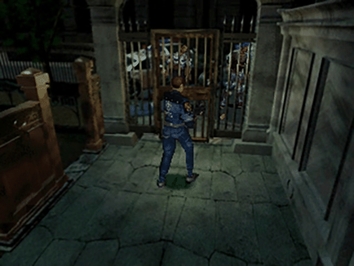 Resident Evil 2 gameplay for PlayStation 1 (PS1) survival horror video game