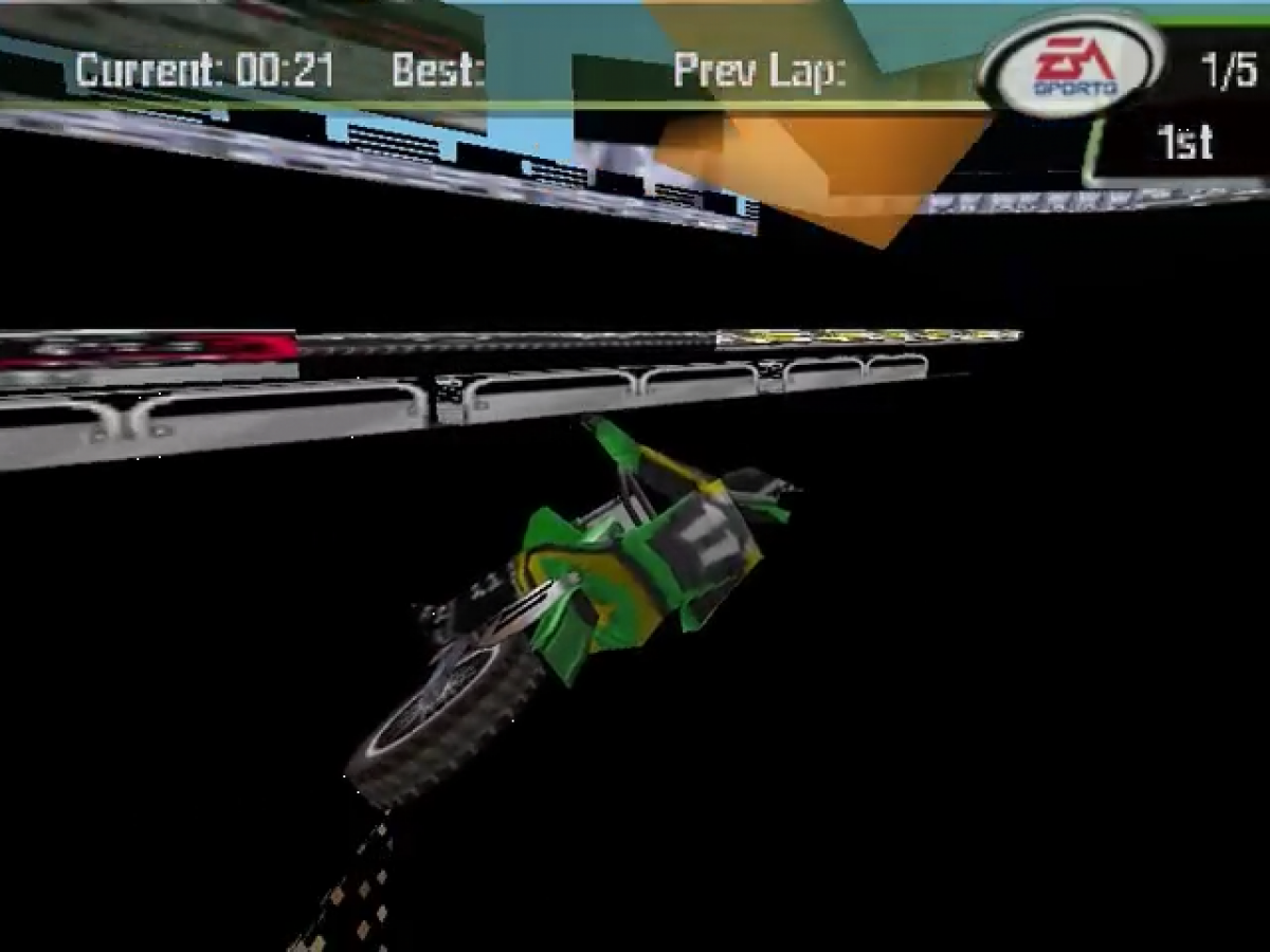Supercross 2000 gameplay for Nintendo 64 N64 video game