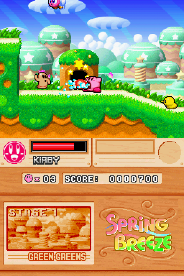 Kirby: Super Star Ultra gameplay for Nintendo DS (DS) platforming action adventure video game
