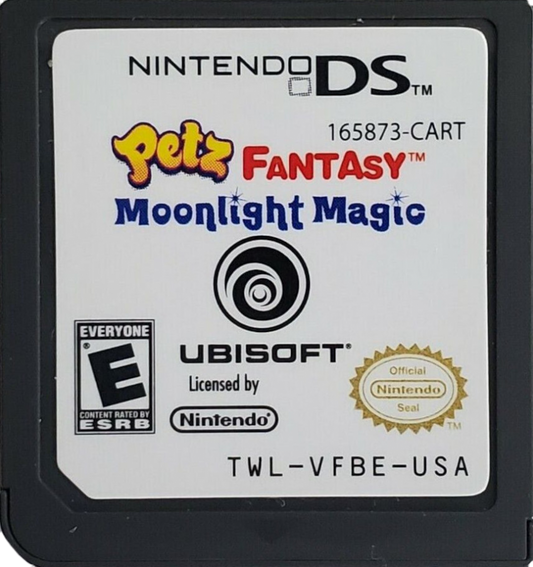Petz: Fantasy: Moonlight Magic cartridge for Nintendo DS (DS) fantasy pet simulation video game
