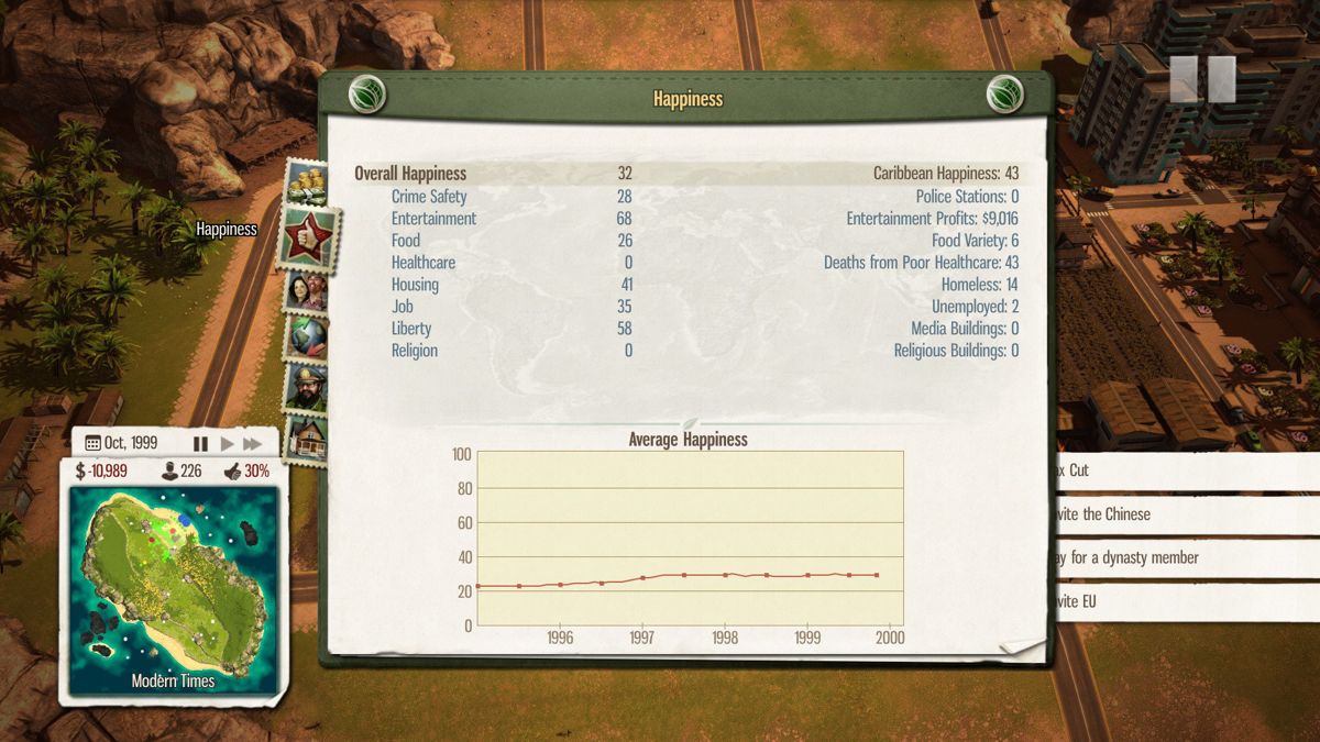 Tropico 5 – PlayStation 4 (PS4) video game gameplay, city-building strategy simulation game.