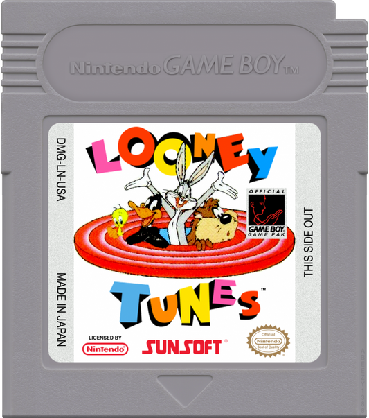 Looney Tunes cartridge art for Game Boy (GB) video game