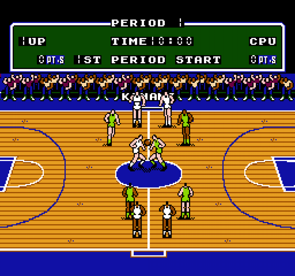 Double Dribble gameplay image for Nintendo Entertainment System (NES) retro video game