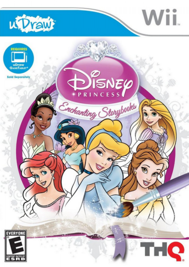 uDraw: Disney Princess: Enchanting Storybooks cover art for Nintendo Wii (Wii) video game