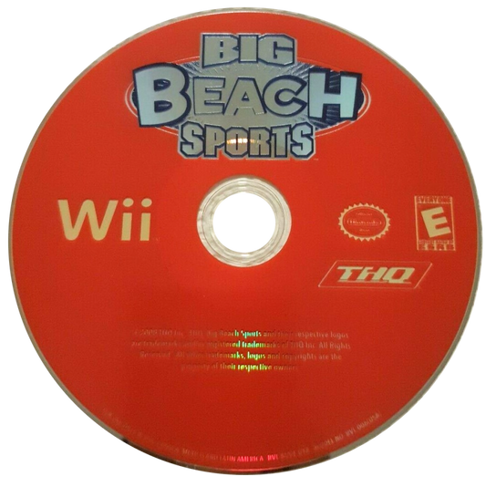 Big Beach Sports disc for Nintendo Wii (Wii) video game