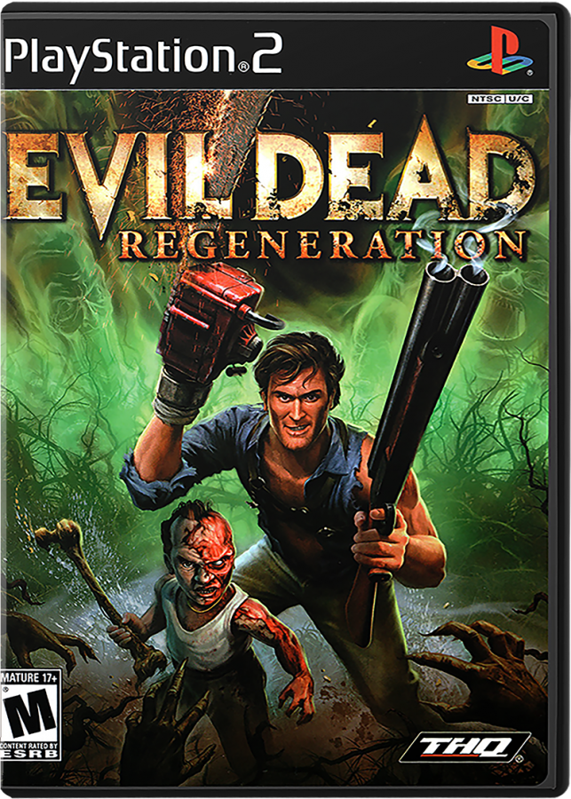 Evil Dead: Regeneration cover art for PlayStation 2 (PS2) video game