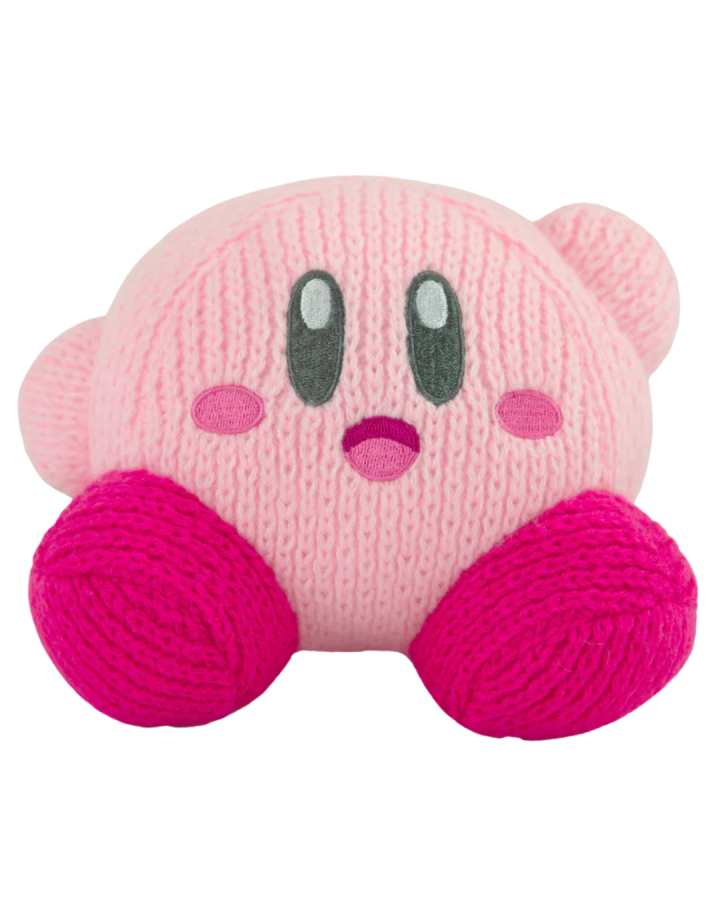 Kirby waving 6-inch plush toy from the Kirby by Nintendo