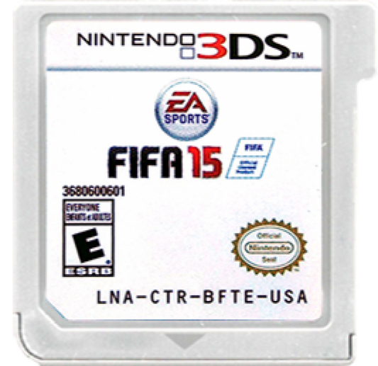 FIFA 15 cartridge for Nintendo 3DS (3DS) soccer sports video game