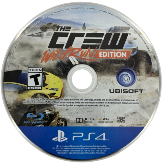 The Crew 2 – PlayStation 4 (PS4) video game disc, open-world racing