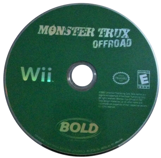 Monster Trux Offroad – Nintendo Wii (Wii) off-road monster truck racing arcade sports video game disc