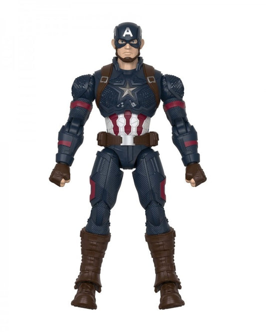 Blokees Marvel Infinity Saga Champion Class Captain America 81115 model kit, buildable superhero figure, articulated display model, Marvel collectible front figurre view