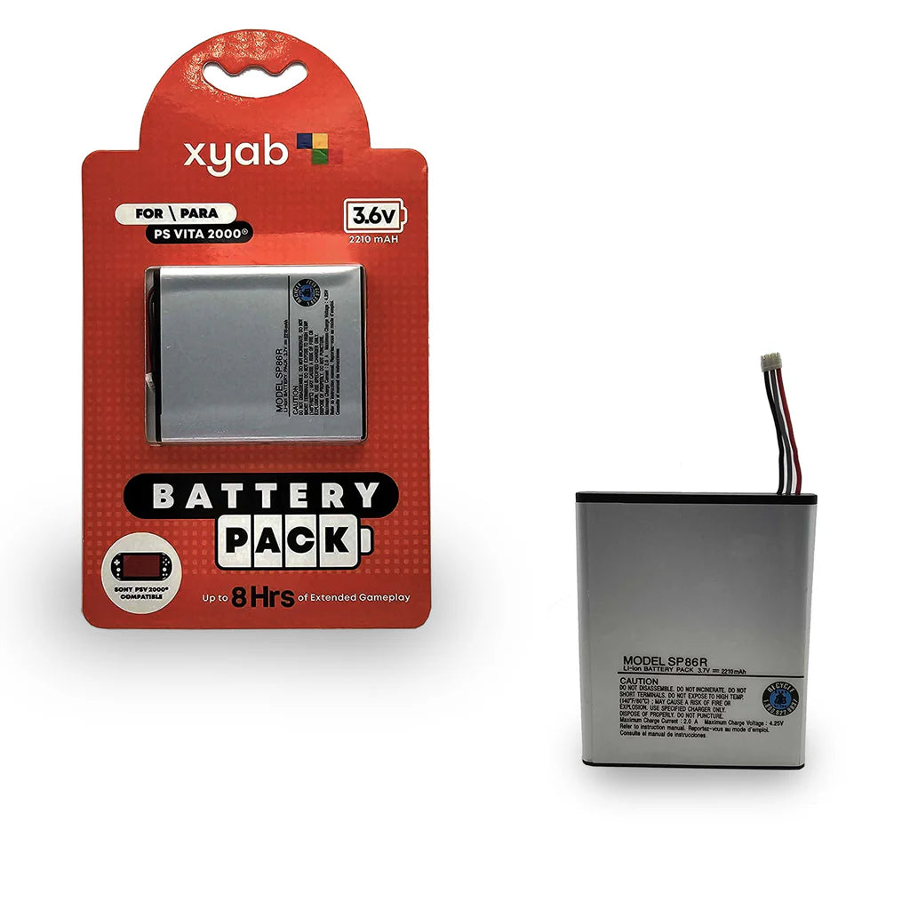 Rechargeable battery pack for Sony PS Vita 2000 handheld console replacement power supply charging accessory