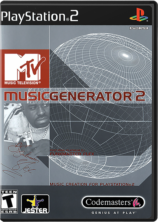 MTV Music Generator 2 cover art for PlayStation 2 (PS2) video game