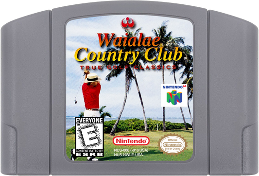 Waialae Country Club cartridge for Nintendo 64 N64 video game
