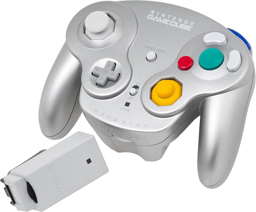 Nintendo GameCube WaveBird Platinum wireless controller accessory