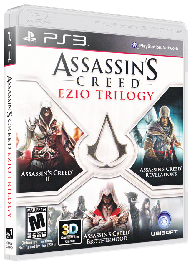 Assassin's Creed: Ezio Trilogy cover art for PlayStation 3 (PS3) video game