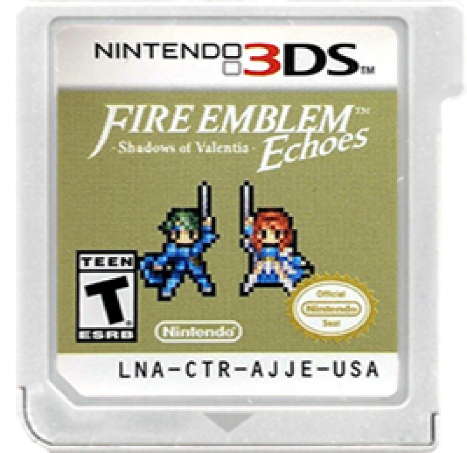 Fire Emblem Echoes: Shadows of Valentia cartridge for Nintendo DS (DS) RPG video game