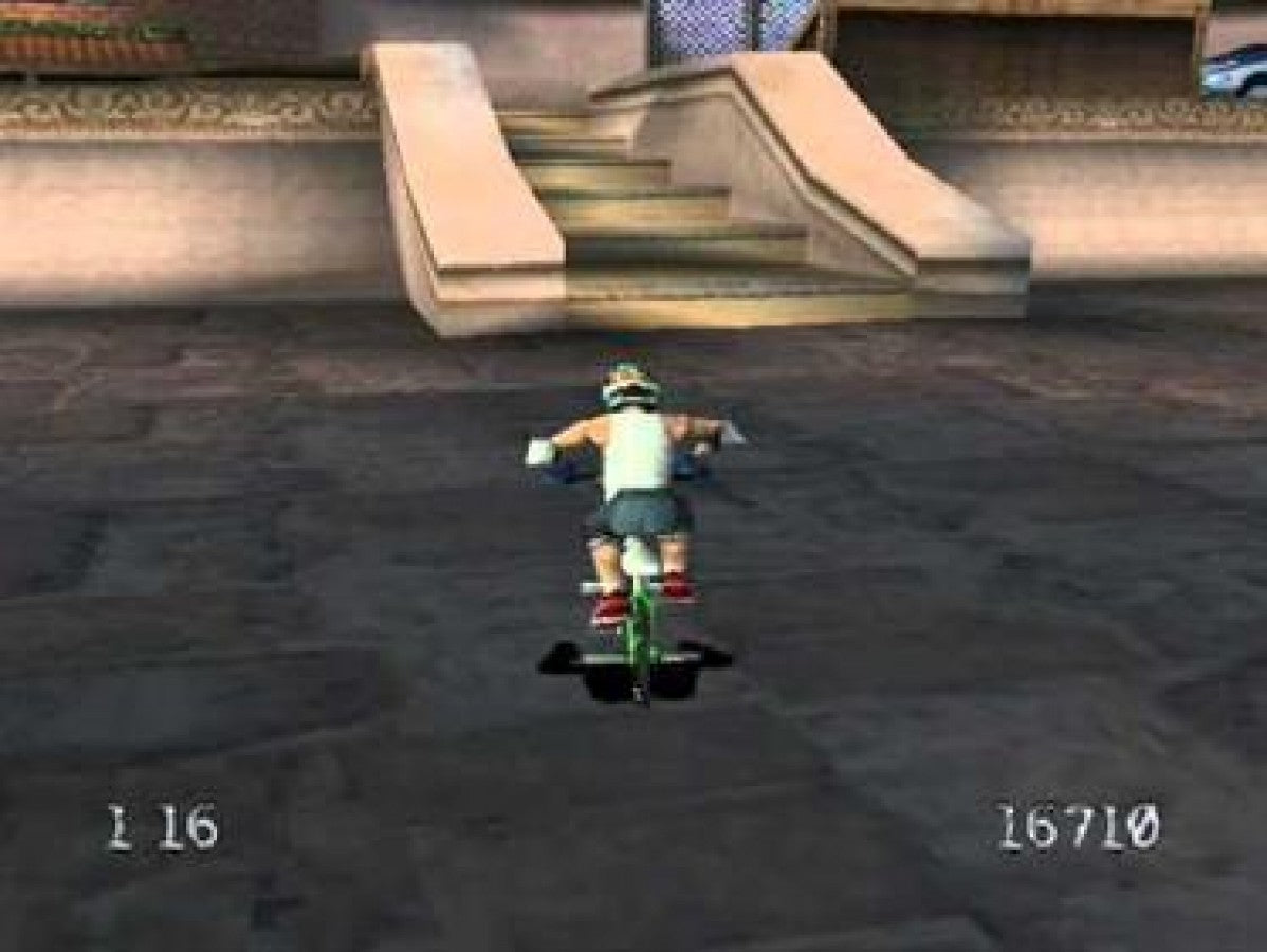 Dave Mirra: Freestyle BMX gameplay for PlayStation 1 (PS1) retro bmx video game