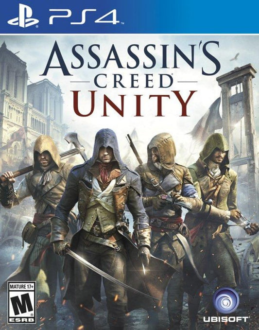 Assassin’s Creed: Unity PlayStation 4 (PS4) video game cover art open world action adventure