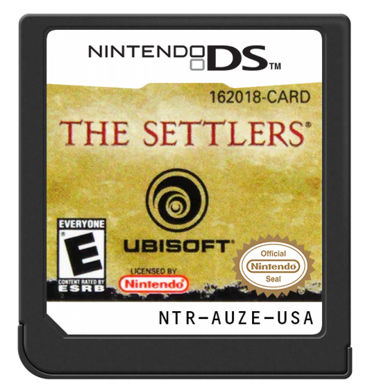 The Settlers cartridge for Nintendo DS (DS) strategy simulation video game