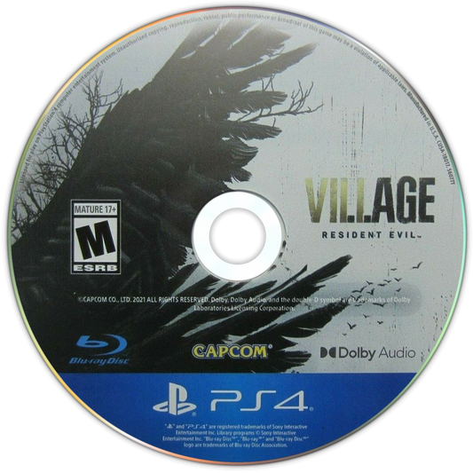 Resident Evil: Village – PlayStation 4 (PS4) video game disc, survival horror