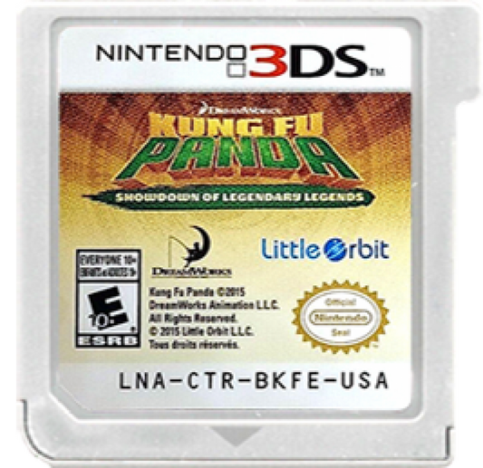Kung Fu Panda: Showdown of the Legendary Legends cartridge for Nintendo 3DS (3DS) fighting video game