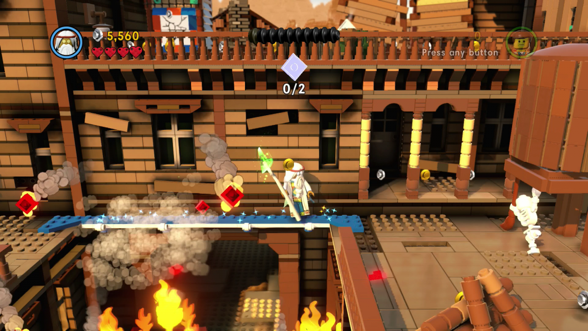 The LEGO Movie Videogame gameplay for PlayStation 3 (PS3) video game