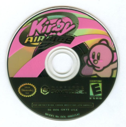 Kirby Air Ride disc for GameCube (GC) racing action video game