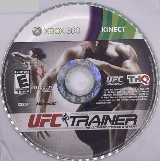 UFC Personal Trainer disc for Xbox 360 (X360) motion-controlled fitness training video game