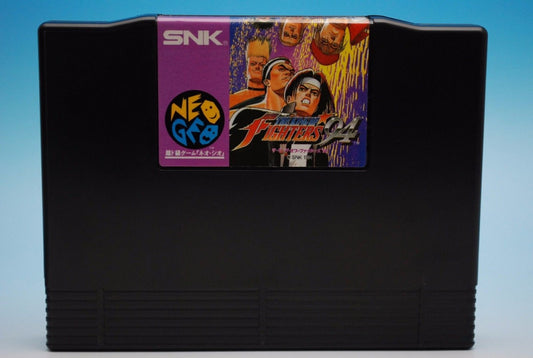 The King of Fighters 94 Japan Import Neo Geo AES team-based 3v3 arcade fighting game original KOF title with Kyo Rugal and SNK's classic sprite art, tested working complete Japanese cartridge art