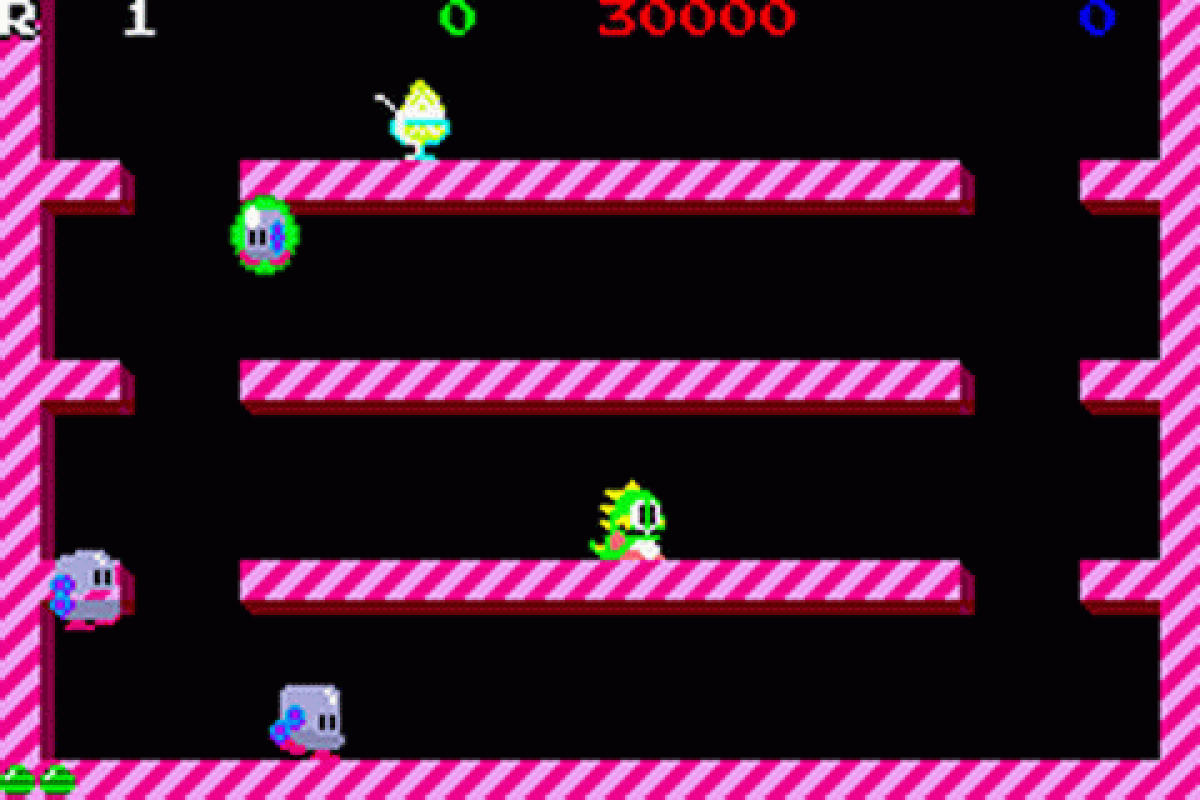 Bubble Bobble: New and Old gameplay for Game Boy Advance (GBA) video game