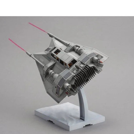 Snowspeeder Star Wars 1 48 scale plastic model kit Bandai Hobby buildable rebel alliance vehicle detailed snap fit display model spacecraft collectible movie starship toy for fans