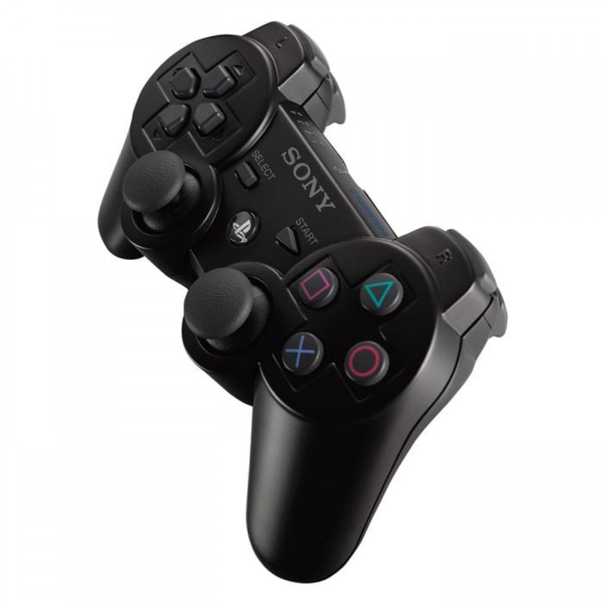 PlayStation 3 DualShock 3 OEM Black accessory PlayStation 3 (PS3) angled view
