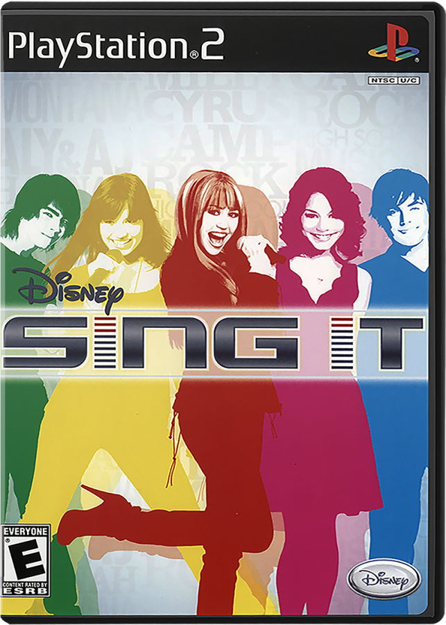 Disney Sing It cover art for PlayStation 2 (PS2) video game