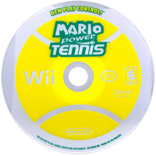 New Play Control: Mario Power Tennis – Nintendo Wii (Wii) arcade tennis sports multiplayer video game disc