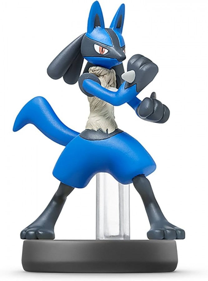 Lucario Amiibo Super Smash Bros Series Nintendo Amiibo collectible figure featuring Lucario from the Super Smash Bros series NFC compatible character toy for Switch Wii U and 3DS games