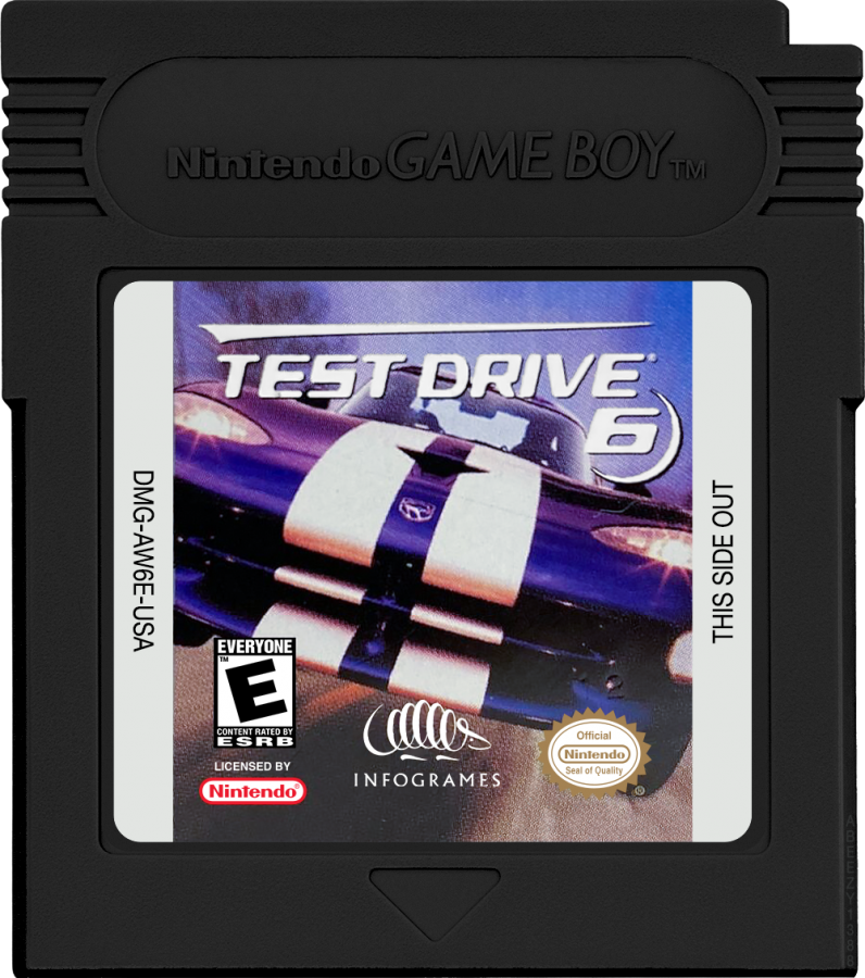 Test Drive 6 Game Boy Color racing video game cartridge
