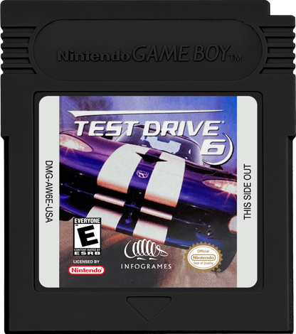 Test Drive 6 Game Boy Color racing video game cartridge