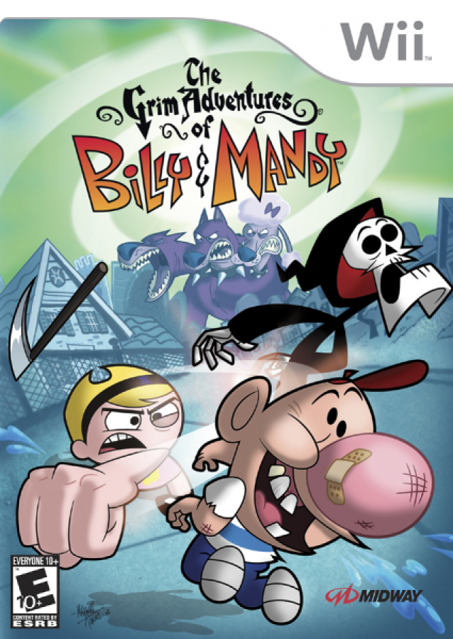 The Grim Adventures of Billy & Mandy cover art for Nintendo Wii (Wii) video game
