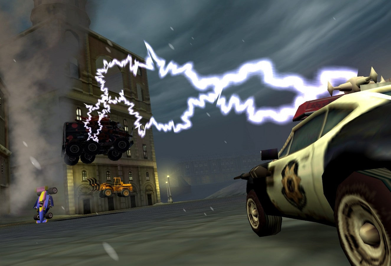 Twisted Metal: Head-On – Extra Twisted Edition video game gameplay, vehicular combat genre
